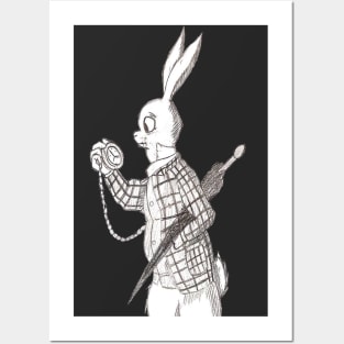 The White Rabbit (Sketch) Posters and Art